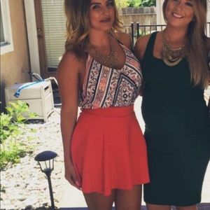 Unique printed tank top